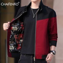 Chaifenko Fashion Hommes Bombardier Jacket Casual Fin Slim Baseball Vestoches Men Streetwear Hip Hop Hop Windbreaker Zipper Jacket manteau Homme 201218