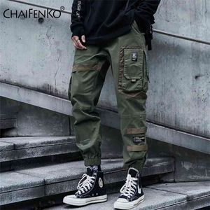 Chaifenko Hip Hop Cargo Broek Mannen Mode Harajuku Black Harem Pant Streetwear Joggers Sweatpant Multi-Pocket Casual Mens Broek 210723