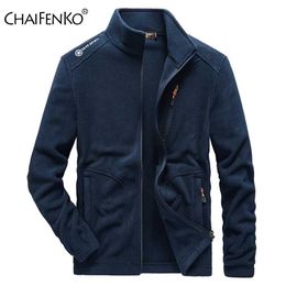 CHAIFENKO Winter Outwear Veste polaire Hommes Casual Bomber Militaire Parkas Manteau Printemps Épais Chaud Tactique Armée 211217