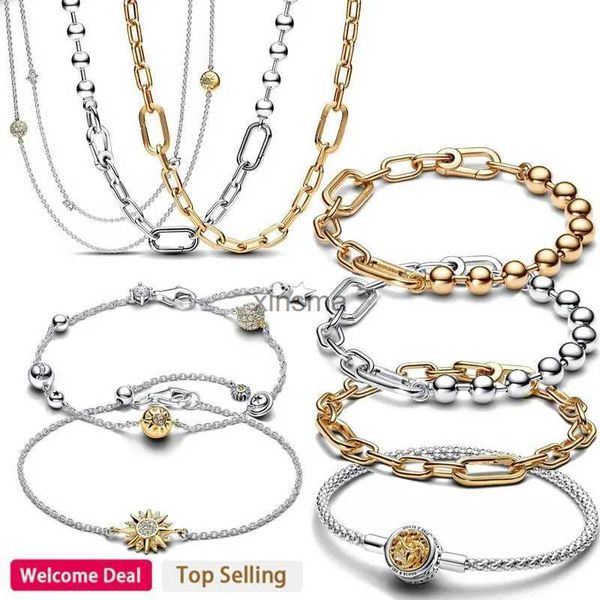 Chaîne 2023 Nouveau collier de puissance pour femmes série ME bracelet de soleil emblème perlé adapté aux bijoux de jeu de charme originaux YQ240115