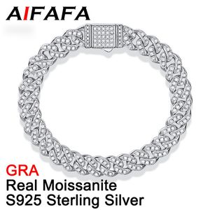 Chaîne AIFAFA S925 en argent Sterling véritable Bracelet pour femmes hommes de haute qualité main bijoux fins en gros 230411