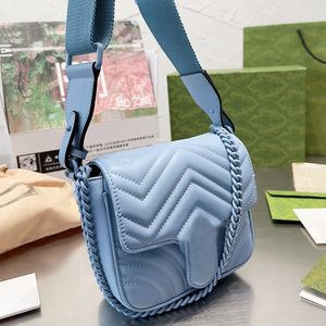 Kettingzak mini -tas klep gewatteerde tas crossbody taille tas schoudertassen okselzakken handtassen klassieke 2 letters hardware hasp koppeling tassen purse lederen zak 5 kleuren