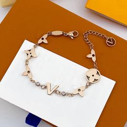 Bracelet chaîne bijoux créateur pour femme bracelet en cuir de haute qualité Bracelet classique bijoux de créateur femme bracelet de luxe manchette femme bracelet f N545