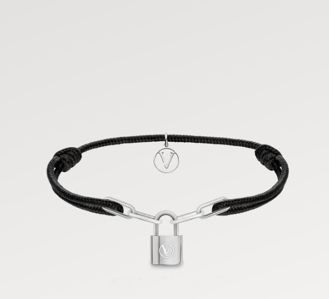 Bracelets de cha￮ne Designers Bijoux Luxury Bangle Lettre V Silver Lockit Bracles pour hommes Fashion Womens Cjewelers Packaging Original