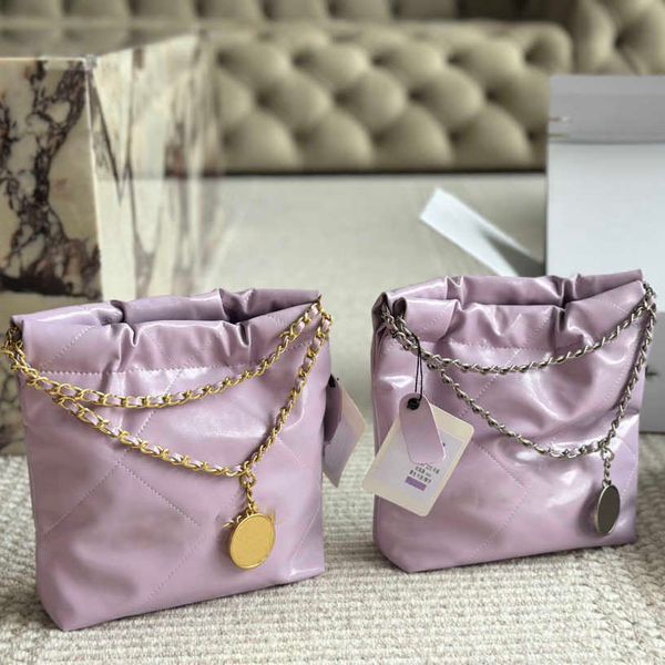 Chaîne Ponts Designer Sacs Mirror Quality Mini Garbage Sac Femmes Mode 22 sacs Sac Chain Tote Sac Sac à bandoulière Dame Shopping Purse 240315