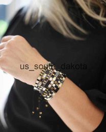 Bracelets de encanto de cadena Miyuki Tila Beads Mujeres Mujeres Color a mano DIY Moda Amistad Pulsera Allane Boho Jewelry X0909C240410