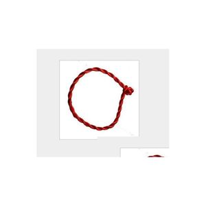 Chaîne éléments chinois Natal pas Bracelet chanceux chaîne rouge 500 pièces D211 livraison directe bijoux bracelets Dhcbp