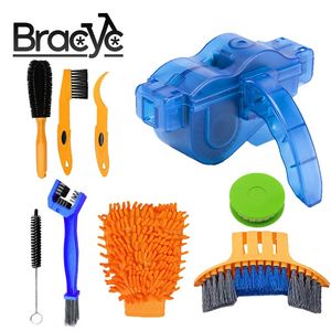 Chaîne Cleaner Portable Cleaning Cleaning Kit Bicycle Brochber Brushes Set Bike Wash Repair Tool pour Mountain Road Motorcycle