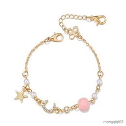 Diseño de cadena, pulsera de perlas minimalista Popular de lujo ligera, pulsera de perlas imprescindible, cadena de máscara multifuncional de regalo R231025