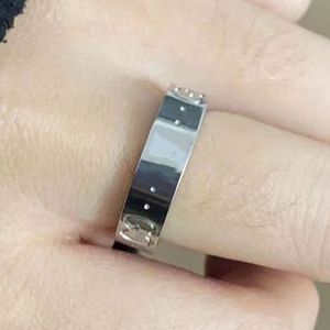 Ketting ontwerper sieraden armbanden voor vrouwen liefde ring ontwerper ring roestvrij staal Cubaanse link maattabel 5-11 luxe ring sieraden sterling zilveren ring kettingen voor mannen