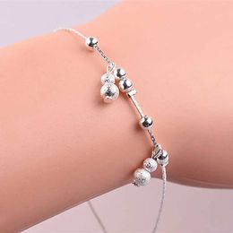Chaîne Fashion Silver Color Perles Bracelet Migne Bracelets de charme de gourde