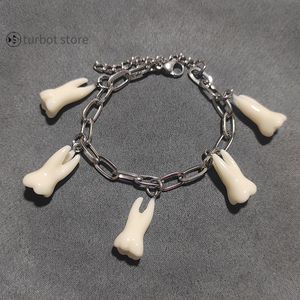 Chaîne Hellis Other People The Same Tooth Bracelet Bijoux 230511