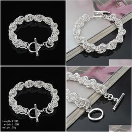 Keten Hoge Kwaliteit Lage Prijs 925 Sier Armbanden Grade Sterling Voor Bruiloft Vrouwen Sieraden Mannen Armband Charms Drop Levering Jewe Dh79R