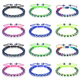 Chaîne Jstyle Evil Eye Bracelets pour femmes adolescentes filles ensemble mexicain bijoux réglables chaîne rouge noeud Bracelet Hamsa Protection Mal De O Ama9K