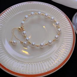 Chaîne LATS Mode Design Unique Élégant Délicat Bracelet De Perles Baroques Dames Premium Bijoux Fête D'anniversaire Cadeau Accessoires 231124