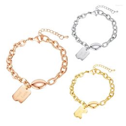 Bracelets de liaison chaîne Bracelet de charme de bonne chance