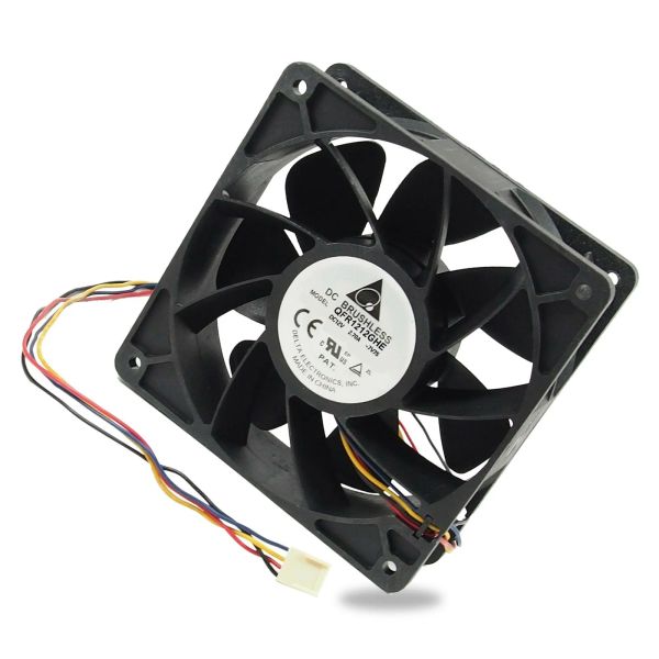 Cadena/minero DC 12V 2.7A Universal Bitmain Antminer 6200 RPM Ventilador L3 L3+ L3 ++ Z15 Z11 Z10 Mini S11 S1 S7 S9 S5 18 pulgadas 4 pin Cable de alimentación