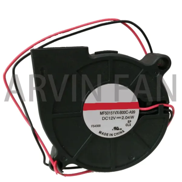 Cadena/minero MF5015VXB00CA99 Ventilador de ventilador de impresora 3D 5015 12V 0.17A Ventilador de suspensión magnética Ventilador de turbo de enfriamiento Centrifugal DC