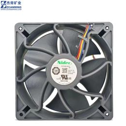 Chaîne / mineur Nouveau ventilateur Antmin d'origine W12E12BS11B507 12VDC 1.65A 6000RPM Ventilateur de refroidissement NIDEC pour S9 L3 + S17 L7