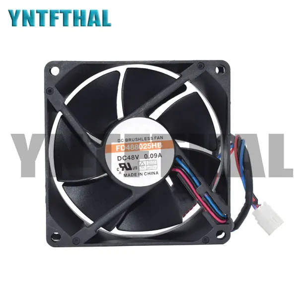 Chaîne / mineur bien testé FD488025HB Fan de refroidissement DC 48V 0,09A Trois lignes 80x80x25 mm