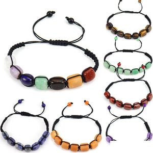 Chaîne Énergie naturelle Bracelets en pierre de cristal de guéris