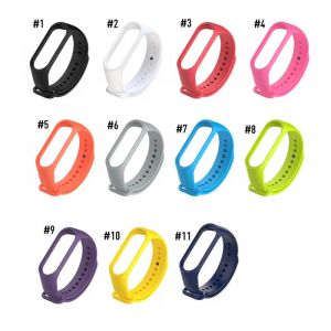 Keten Nieuwe Vervanging Siliconen Polsband Horloge Band Voor Xiaomi MI Band 4 3 Smart Armband Nieuwe Horlogeband voor Miband 4 3