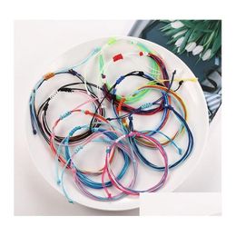 Chaîne Nouveau bracelets tissés à fil de cire