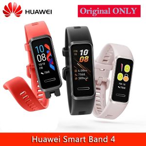 Ketting Originele Huawei Band 4 Smart Band Armband Hartslag Slaapmonitor USB-stekker Opladen 5ATM Waterdicht Smart Watch Lange stand-by