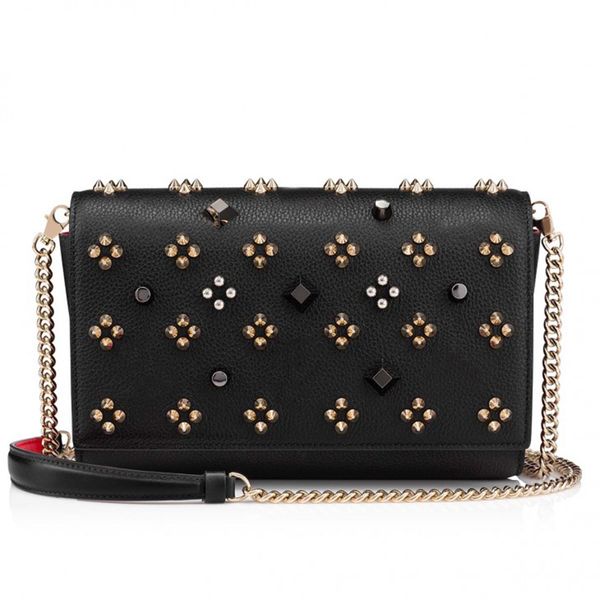 Cadena Paloma Bolso Clutch Cuero Granulado Mujer Hombre CL Bandolera Remache Púas Bolso Cierre Magnético Tote Moda Múltiples Ranuras Para Tarjetas Bolsos De Hombro Monedero