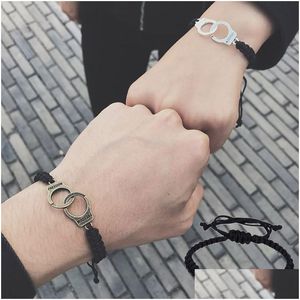 Chain Selling Handboeien Bedelarmband Verstelbare Vintage Handgemaakte Heren Armbanden Paar Voor Vrouwen Mannen Drop Levering Sieraden Dhlzk