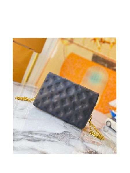 Bolso de hombro con cadena Diseñador de lujo de alta calidad Bolso con tapa abatible de múltiples capas Monogramas para mujer Modas impresiones en color Bolsos Marcas de lujo Bolsos cruzados