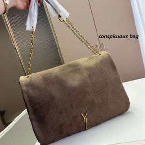 Keten schoudertassen Designer Jamie Bag Tote Suède Crossbody Lovertjes Handtas Leer Zwarte Portemonnee Dames Nieuwste Mode De