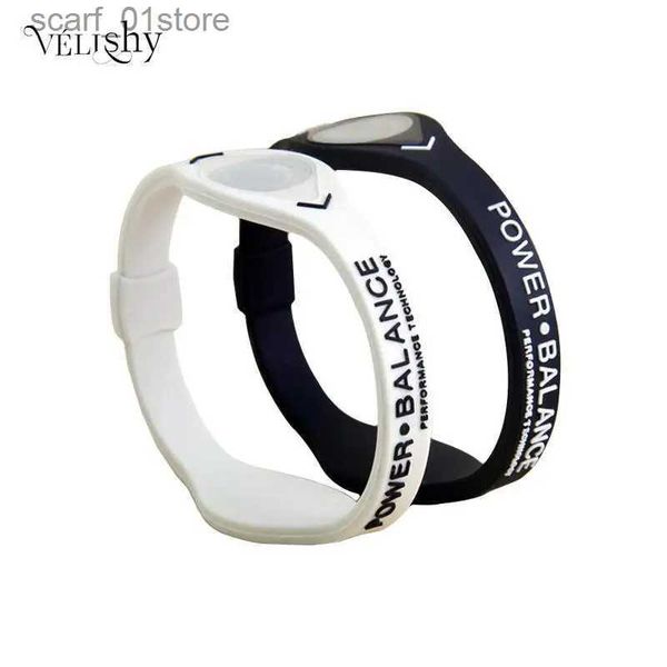 Chaîne Sile Sport bracelets puissance énergie santé bracelet pour Sport bracelets équilibre Ion Thery Sile unisexe BraceletsL231115