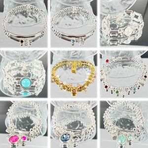 Keten de best verkochte mode 925 zilveren hoogwaardige parelarmband in 2024 Geschikt voor dames sieraden geschenken gratis levering H240504