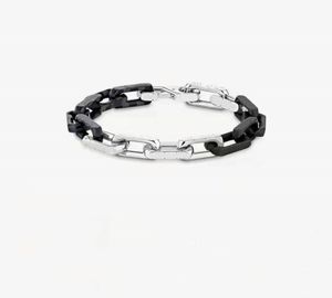 Bracelet en acier de la chaîne Titane Fahsion Grand bracelets en or de couleur mâle noir couleur ronde hommes pulseras1066394