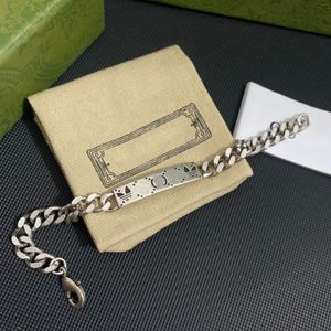 Chaîne Top Classic Chain Designers Bracelet pour femmes Stamp Never Fade Co marque Titanium Steel Copper Cuff Chain Charm Bracelets Fashio