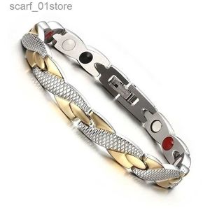 Chaîne Tren 4 couleurs perte de poids aimants d'énergie bijoux minceur Bracelet Bracelets torsadé Thery Bracelet HealthcareL231115