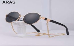 Chaîne Trendy Retro Sunglasses 2021 Collier de châssis rond vintage classique Collier de soleil Luxury Luxury Brand Designer Eyewear UV4005814858