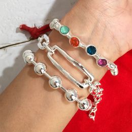 Cadena uno de Pulsera Artículos de moda Amante Amistad DE 50 Estilo europeo americano Regalo para mujeres Hombres Venta al por mayor gratis 230710