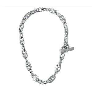 Chaine d'Ancre GRAND collier H pour femme créateur Plaqué or 18 carats T0P Matériaux avancés reproductions officielles style classique cadeau de luxe Avec boîte d'origine