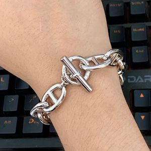 Chaine d Ancre bracelet homme BIG manchette bracelets de créateur contre qualité titane acier matériel premium cadeaux reproductions officielles