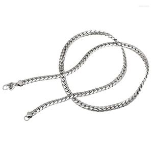 Kettingen 002-XL-110 ZFSILVER 925 Sterling Zilver Mode Luxe Eenvoudige Breedte Cubaanse Ketting Voor Mannen Vrouwen Bruiloft Charms Sieraden Match-all