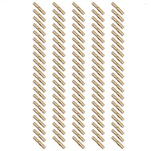 Chaînes 100pcs laiton dissimulé baril charnières bijoux boîtes en bois armoire meubles invisibles charnière 4x20mm