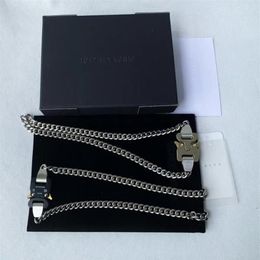 Cadenas 1017 ALYX 9SM CUBIX MINI COLLAR Hombres Mujeres COLLARES Alta calidad297R