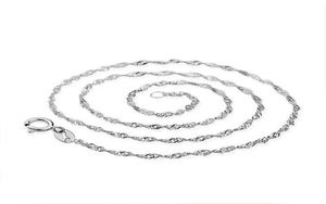 Chaînes Chaîne d'onde d'eau 18 pouces pour collier 4 couleurs accessoires de bijoux en or rose argenté 1842351