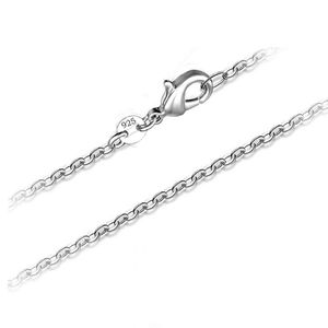 Ketens 1 mm ketting ketting 925 postzegel sterling sier sieraden voor mannen diy mode dames geschenken link rolo ketens met kreeftenklimps 16 18 dhhgt