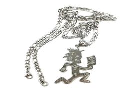 Kettingen 1 stuks ICP zilver grote geëtste bijl man charme JuggaloJuggalette ketting hanger roestvrij stalen sieraden N ketting 4 mm 5193086