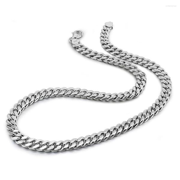 Cadenas 20-28 pulgadas 925 collar de plata esterlina para mujeres hombre moda hip hop gargantilla cuba joyerías finas conjuntos encantadores regalo