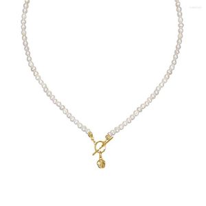 Chaînes 2023 mode tendance Mini collier de perles irrégulières chaîne sélectionnée à la main adaptée aux femmes et aux filles de différents styles
