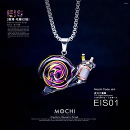 Chaines 2024 Trend Original Trendy Produit Cyber Electric Engine Fantasy Snail Collier unique